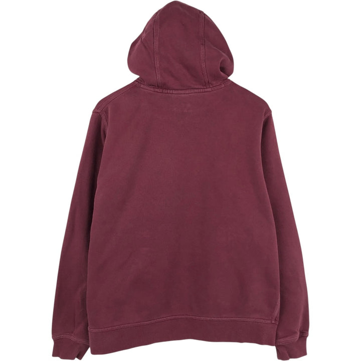 Nike Sweat Pullover Hoodie, Men's Size L cotton Red type red-purple Vintage Second Hand