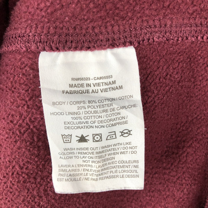 Nike Sweat Pullover Hoodie, Men's Size L cotton Red type red-purple Vintage Second Hand
