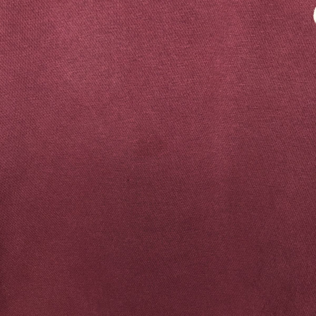 Nike Sweat Pullover Hoodie, Men's Size L cotton Red type red-purple Vintage Second Hand