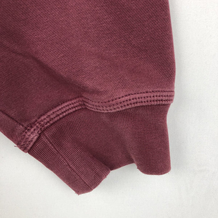 Nike Sweat Pullover Hoodie, Men's Size L cotton Red type red-purple Vintage Second Hand