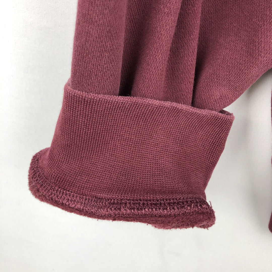 Nike Sweat Pullover Hoodie, Men's Size L cotton Red type red-purple Vintage Second Hand