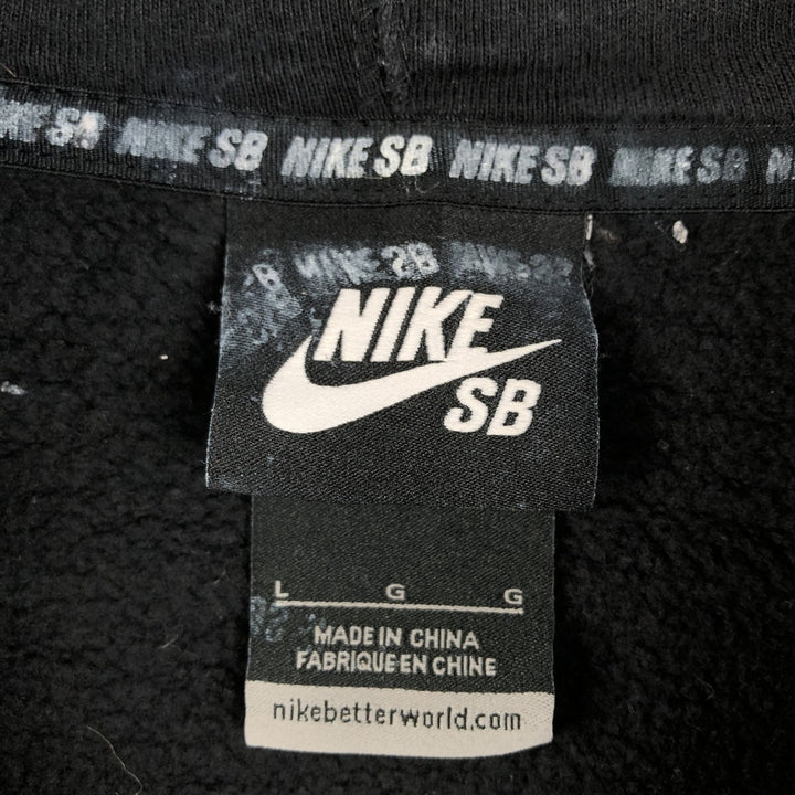 Nike SB Sweat Pullover Hoodie, Men's Size L (approx.) cotton black type Vintage Second Hand