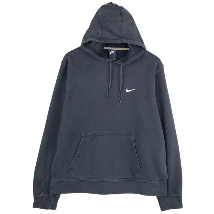 Nike Sweat Pullover Hoodie, Men's Size L cotton black type Vintage Second Hand