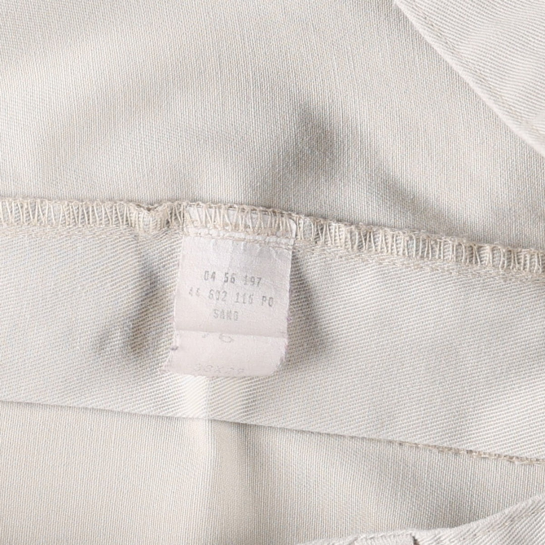 Ralph Lauren POLO RALPH LAUREN ANDREW PANT Two-pleat Chino Pants Men's W37 equivalent cotton ivory Vintage Second Hand