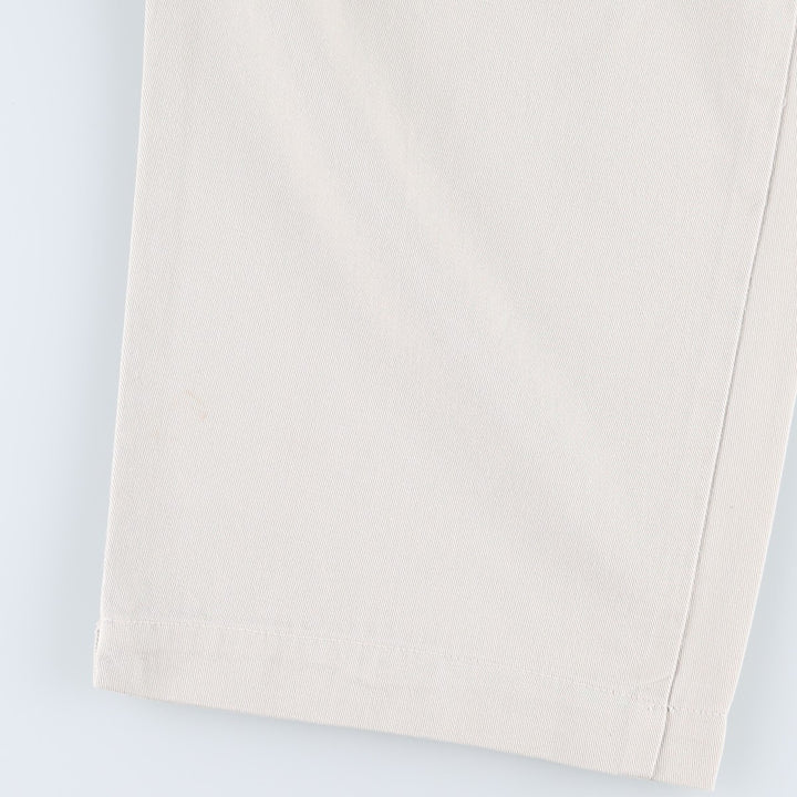 Ralph Lauren POLO RALPH LAUREN ANDREW PANT Two-pleat Chino Pants Men's W37 equivalent cotton ivory Vintage Second Hand