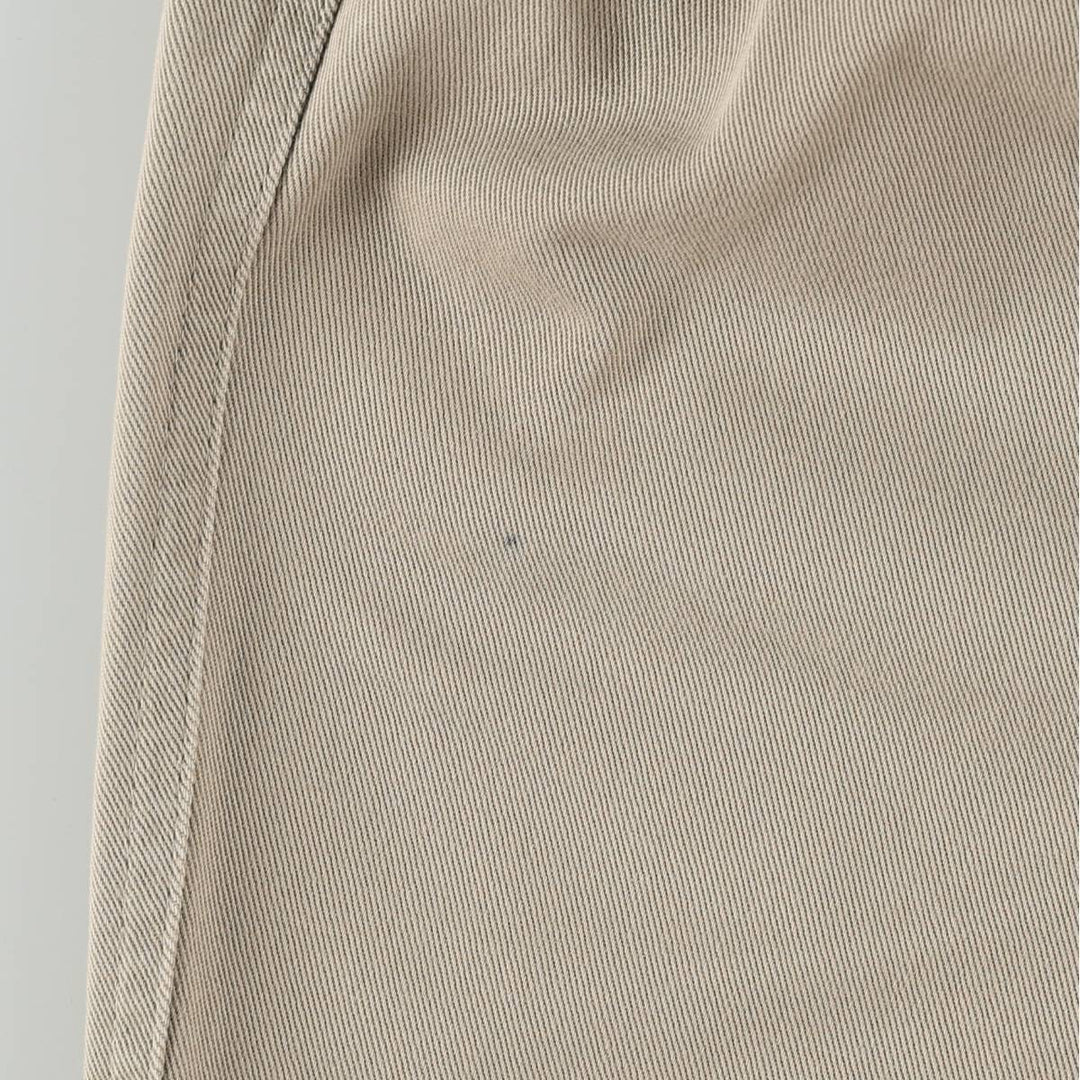 Ralph Lauren CHAPS Two-Pleat Chino Pants, Men's Size W34 (approx.) cotton Beige type Vintage Second Hand
