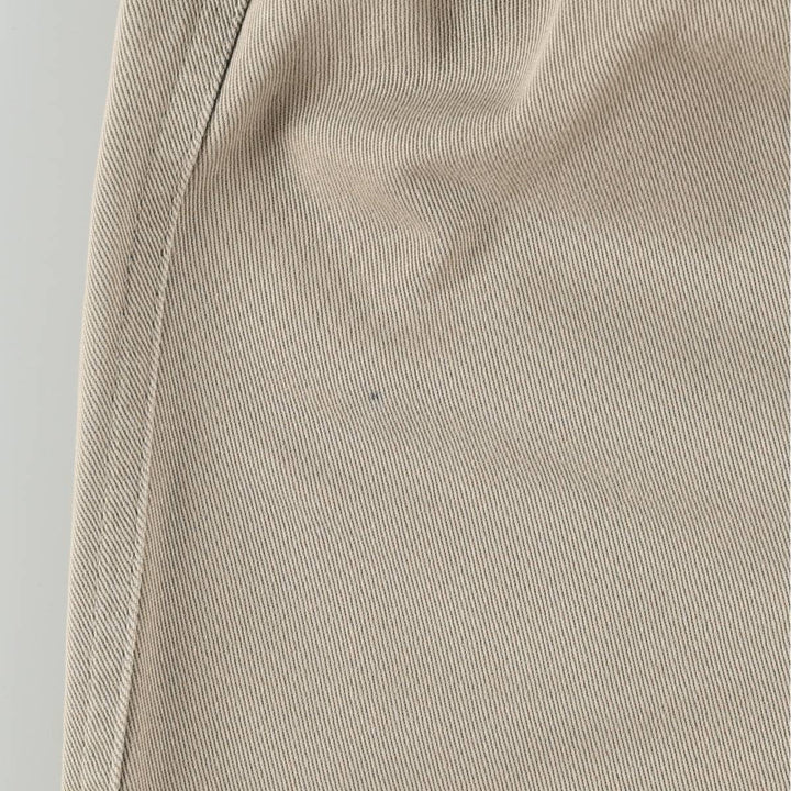 Ralph Lauren CHAPS Two-Pleat Chino Pants, Men's Size W34 (approx.) cotton Beige type Vintage Second Hand