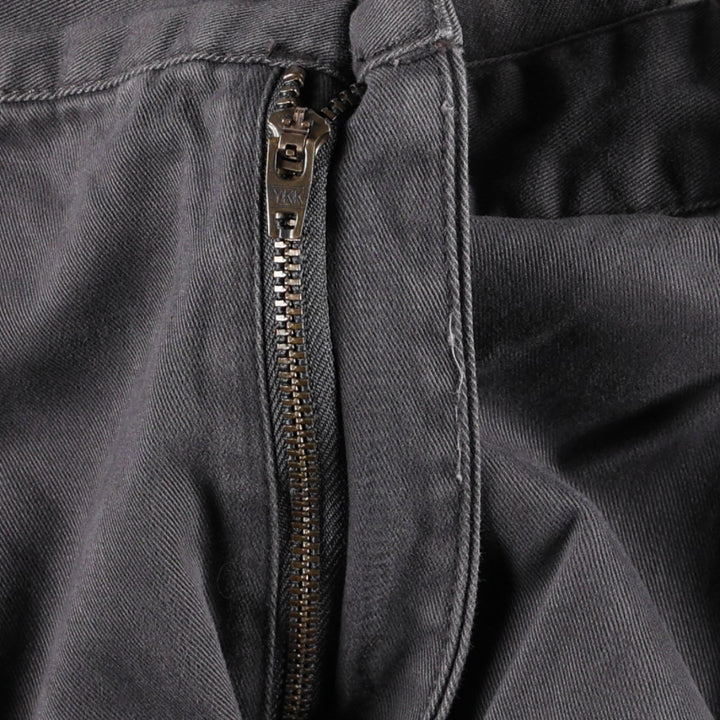 Ralph Lauren POLO by Ralph Lauren HAMMOND PANT Two-Pleat Chino Pants Size 36 cotton Charcoal Vintage Second Hand