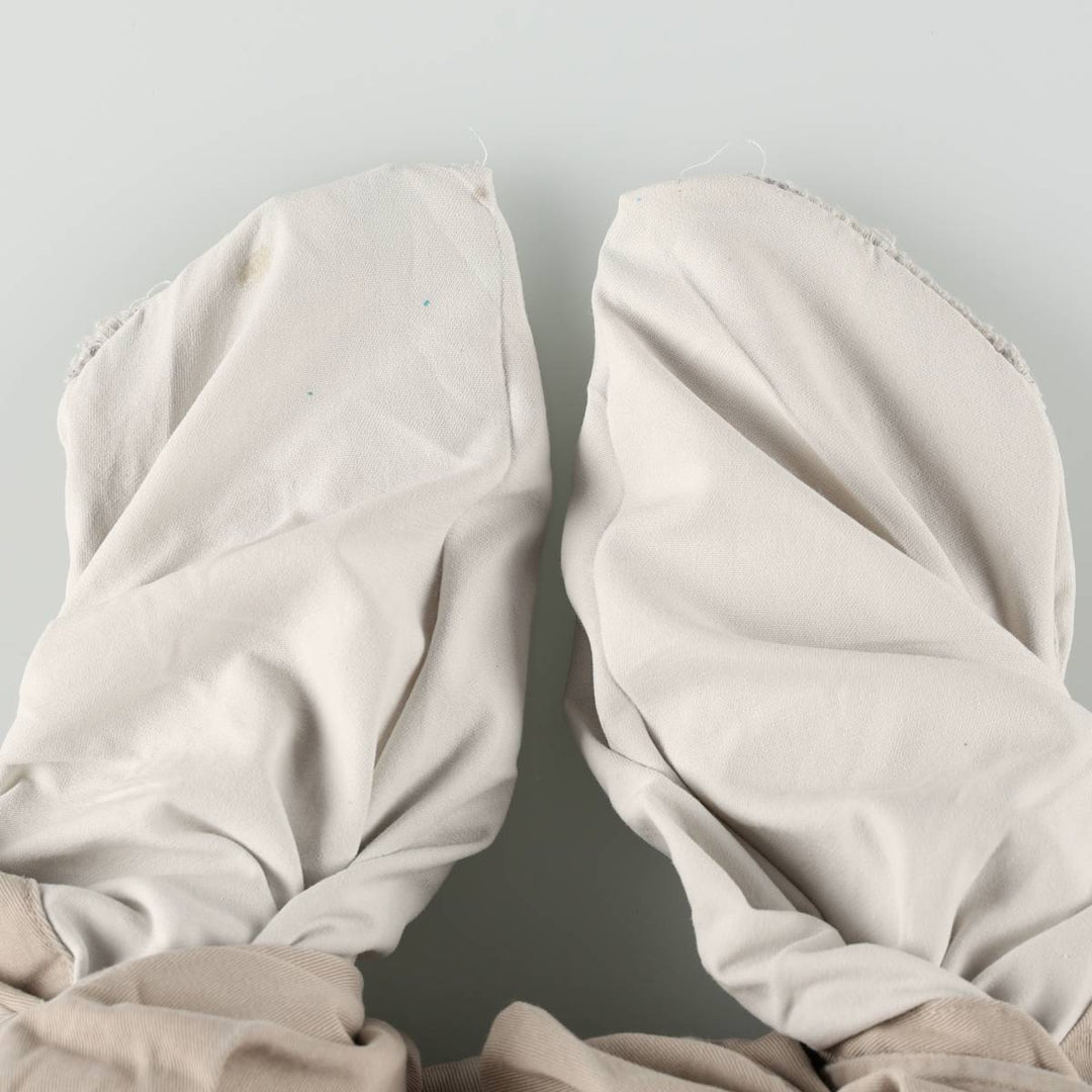Ralph Lauren POLO by Ralph Lauren ANDREW PANT, two-pleat chino pants, men's, W32 equivalent cotton Beige type Vintage Second Hand