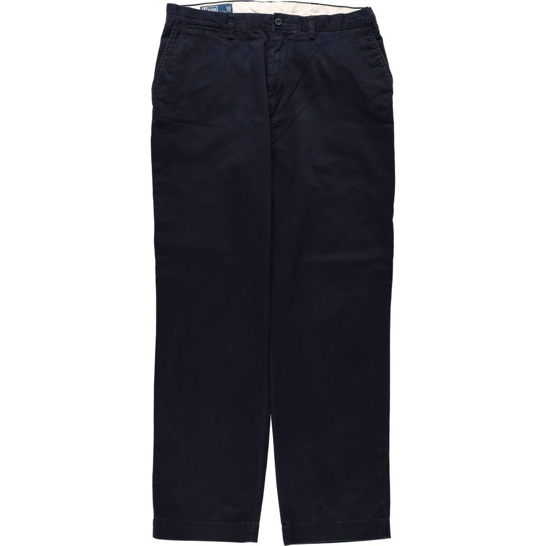 Ralph Lauren POLO by Ralph Lauren PROSPECT PANT Chino pants for men, equivalent to w35 cotton navy blue type Vintage Second Hand