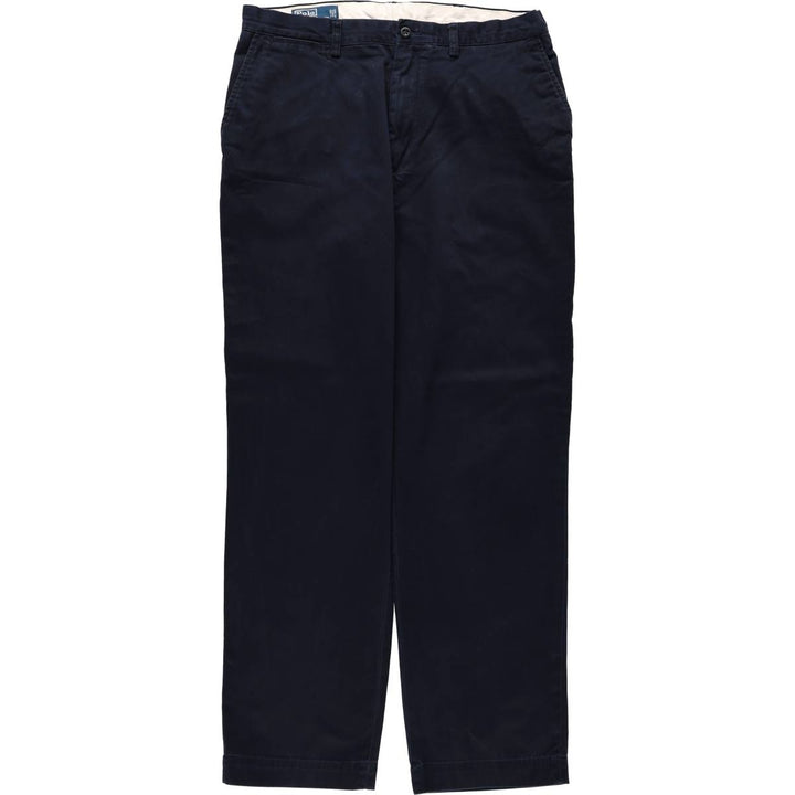 Ralph Lauren POLO by Ralph Lauren PROSPECT PANT Chino pants for men, equivalent to w35 cotton navy blue type Vintage Second Hand