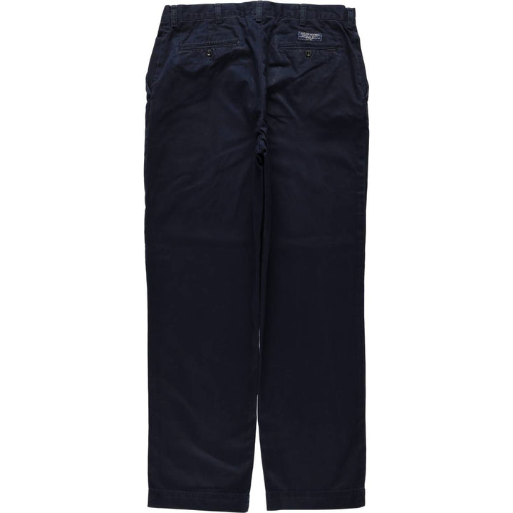 Ralph Lauren POLO by Ralph Lauren PROSPECT PANT Chino pants for men, equivalent to w35 cotton navy blue type Vintage Second Hand