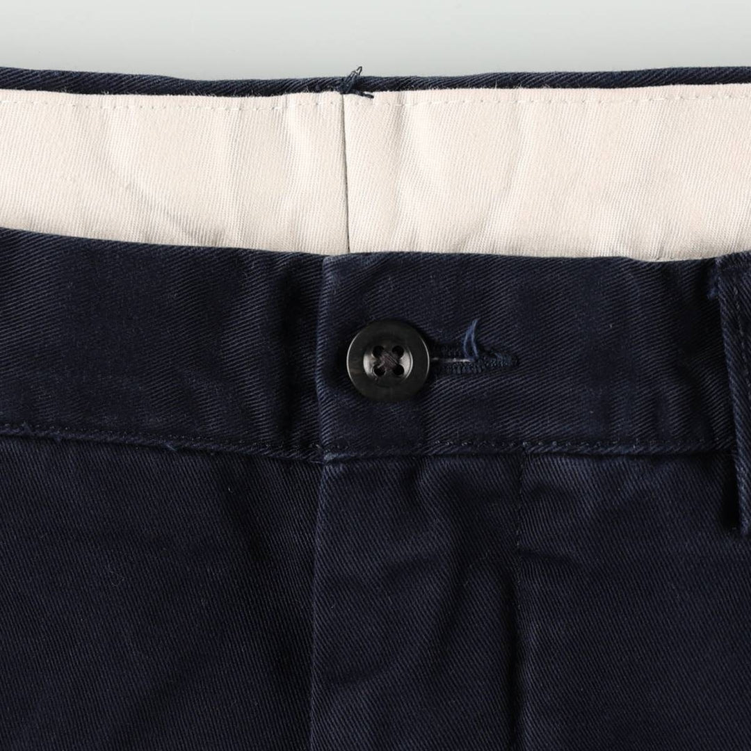 Ralph Lauren POLO by Ralph Lauren PROSPECT PANT Chino pants for men, equivalent to w35 cotton navy blue type Vintage Second Hand