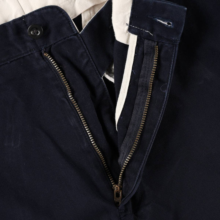 Ralph Lauren POLO by Ralph Lauren PROSPECT PANT Chino pants for men, equivalent to w35 cotton navy blue type Vintage Second Hand