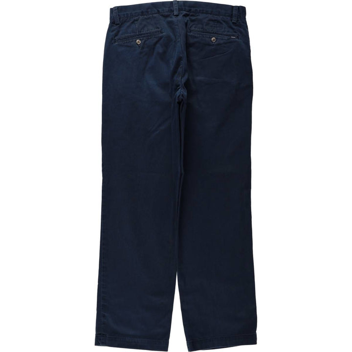 Ralph Lauren POLO RALPH LAUREN CLASSIC FIT Chino Pants Men's W33 equivalent cotton navy blue type Vintage Second Hand
