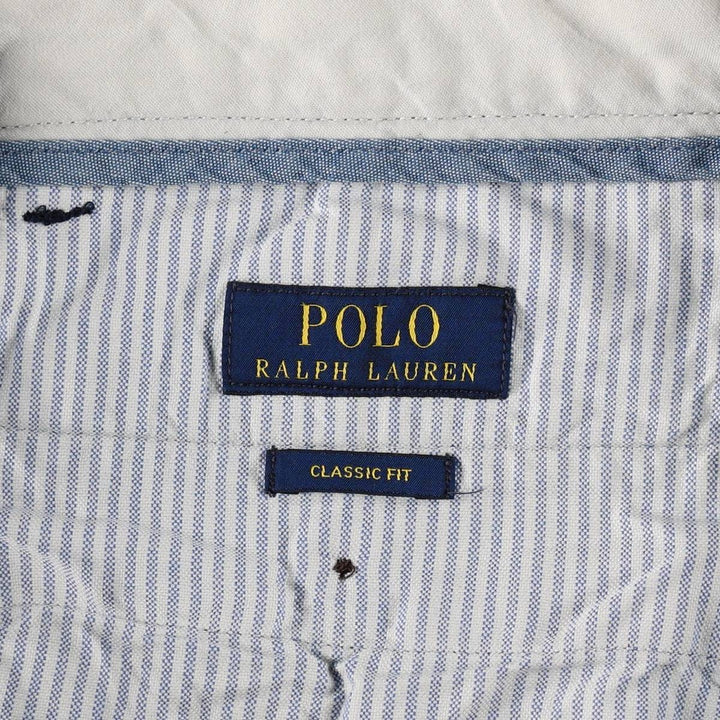 Ralph Lauren POLO RALPH LAUREN CLASSIC FIT Chino Pants Men's W33 equivalent cotton navy blue type Vintage Second Hand