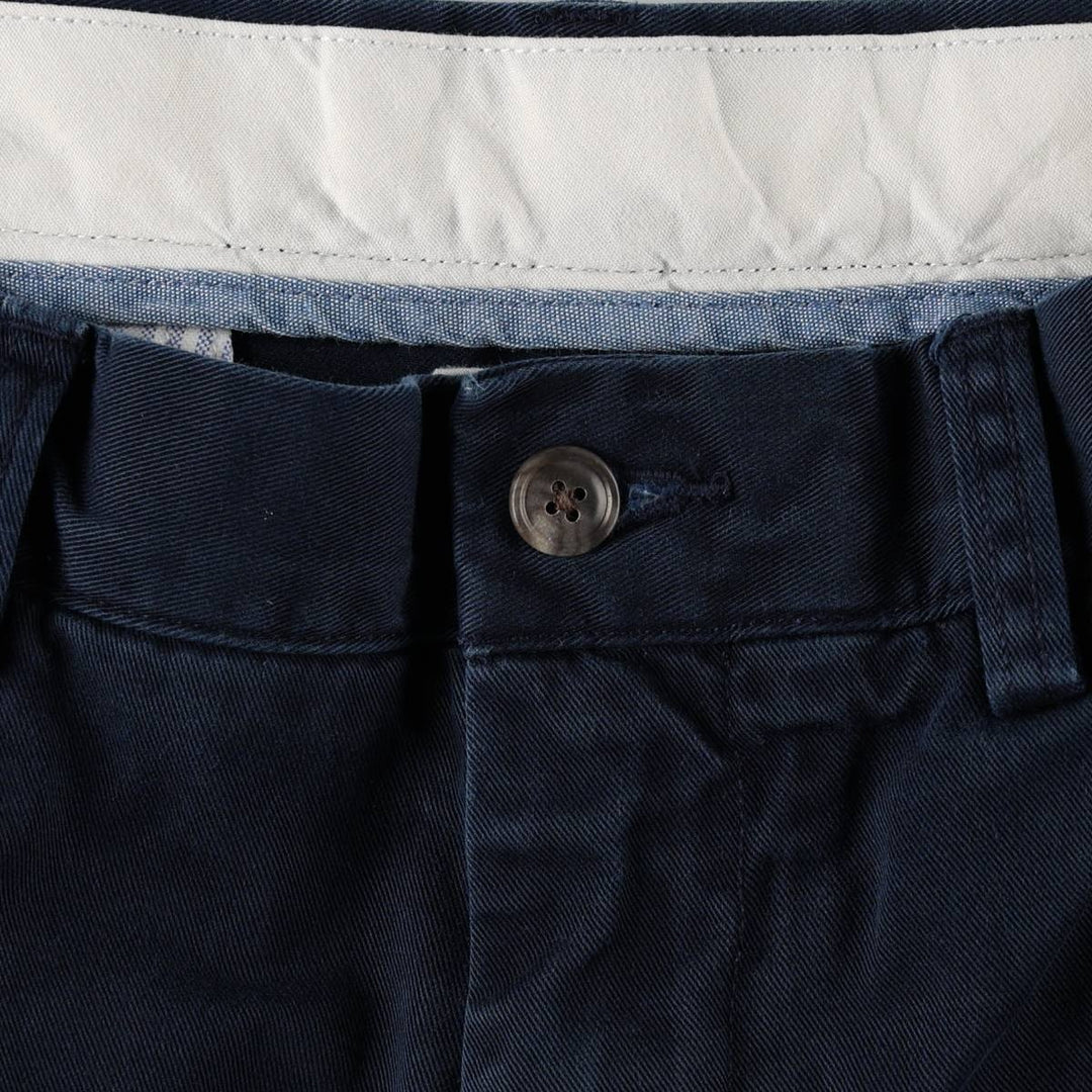 Ralph Lauren POLO RALPH LAUREN CLASSIC FIT Chino Pants Men's W33 equivalent cotton navy blue type Vintage Second Hand