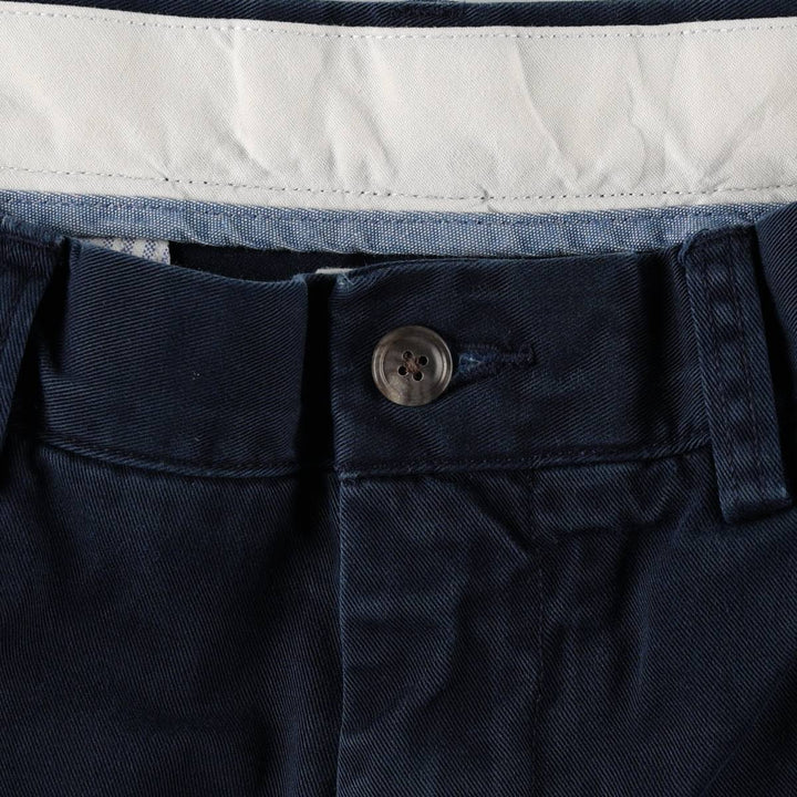 Ralph Lauren POLO RALPH LAUREN CLASSIC FIT Chino Pants Men's W33 equivalent cotton navy blue type Vintage Second Hand