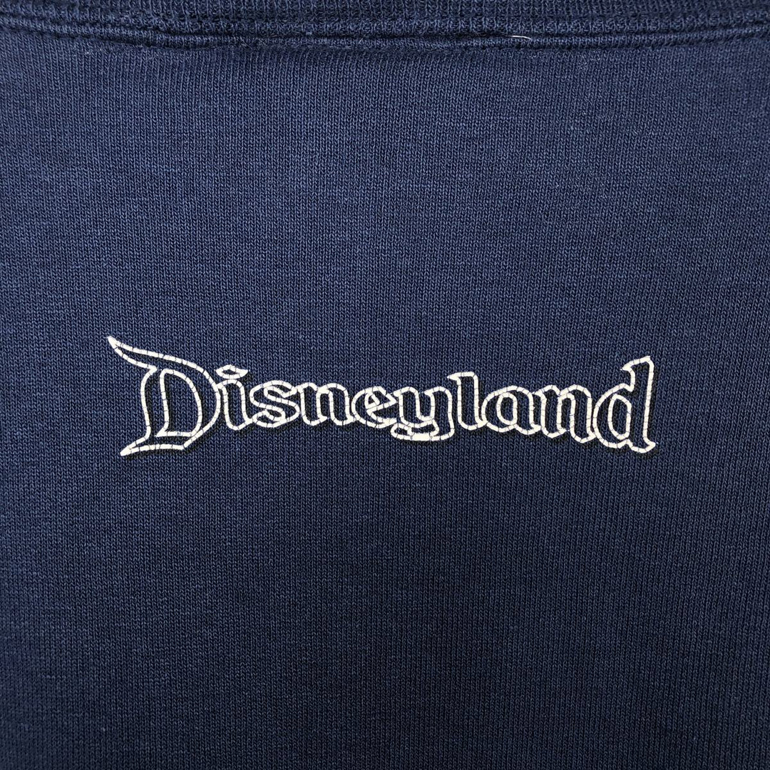 90'S Disneyland Goofy character sweatshirt, made in USA, men's size XL equivalent, vintage. unclear navy blue type Vintage Second Hand