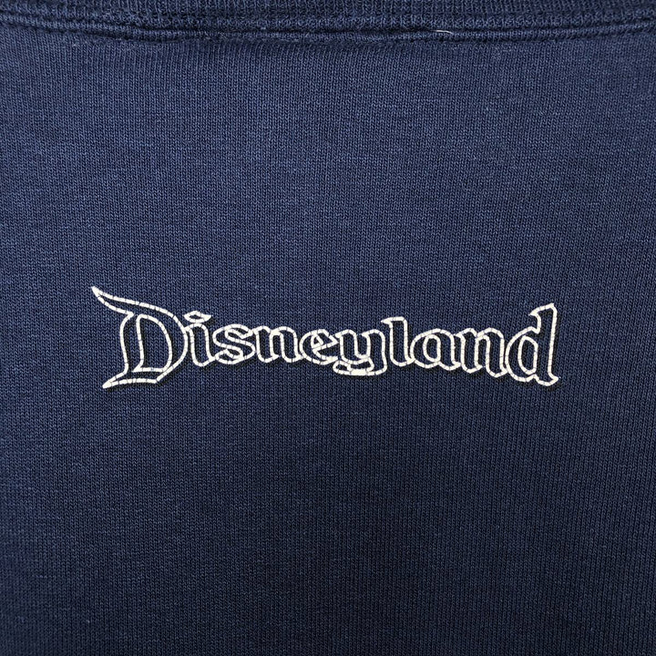 90'S Disneyland Goofy character sweatshirt, made in USA, men's size XL equivalent, vintage. unclear navy blue type Vintage Second Hand