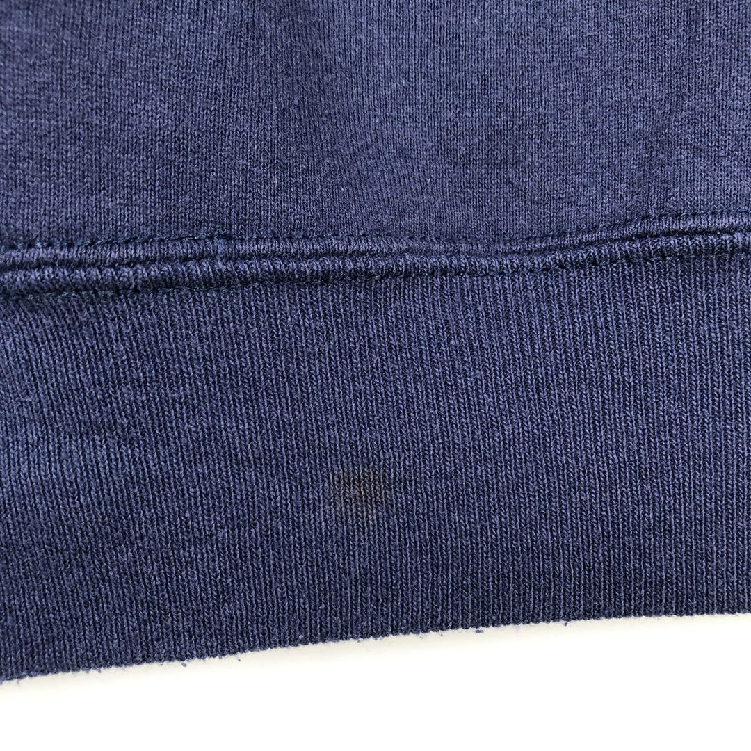 90'S JERSEY'S SUPER SWEATS Mickey Mouse Character Sweatshirt, Made in USA, Men's XL equivalent. cotton navy blue type Vintage Second Hand