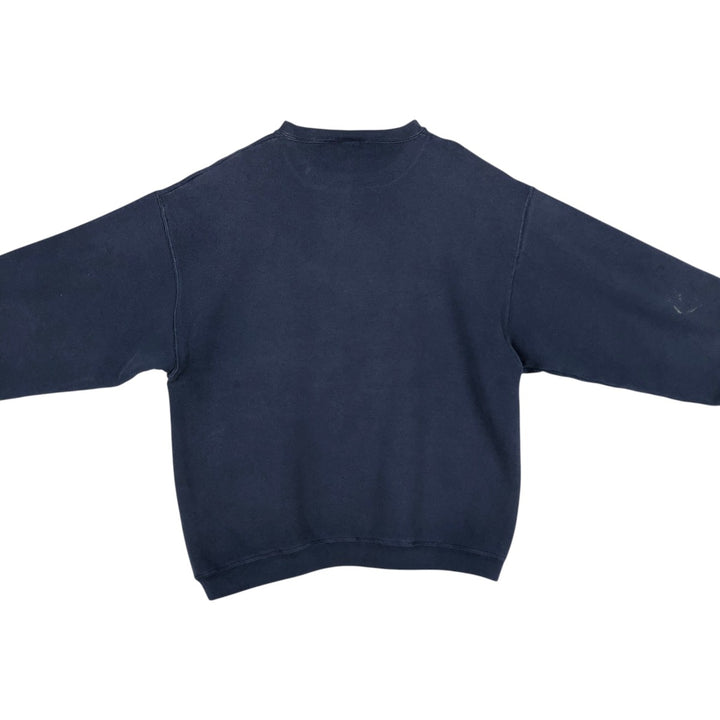 90'S Disneyland Mickey Mouse character sweatshirt, made in USA, men's size L, vintage cotton navy blue type Vintage Second Hand
