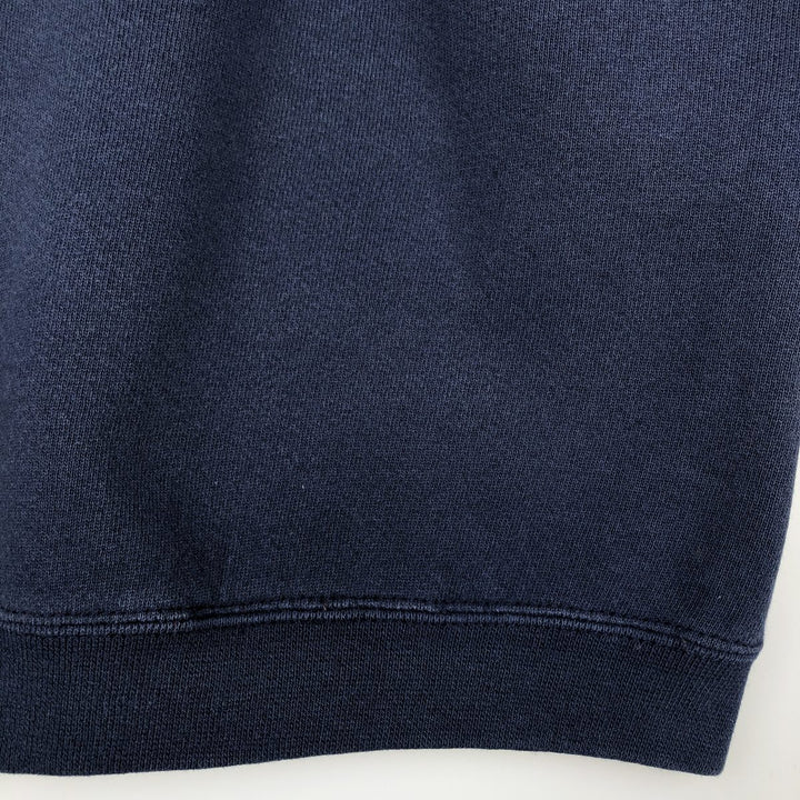 90'S Disneyland Mickey Mouse character sweatshirt, made in USA, men's size L, vintage cotton navy blue type Vintage Second Hand
