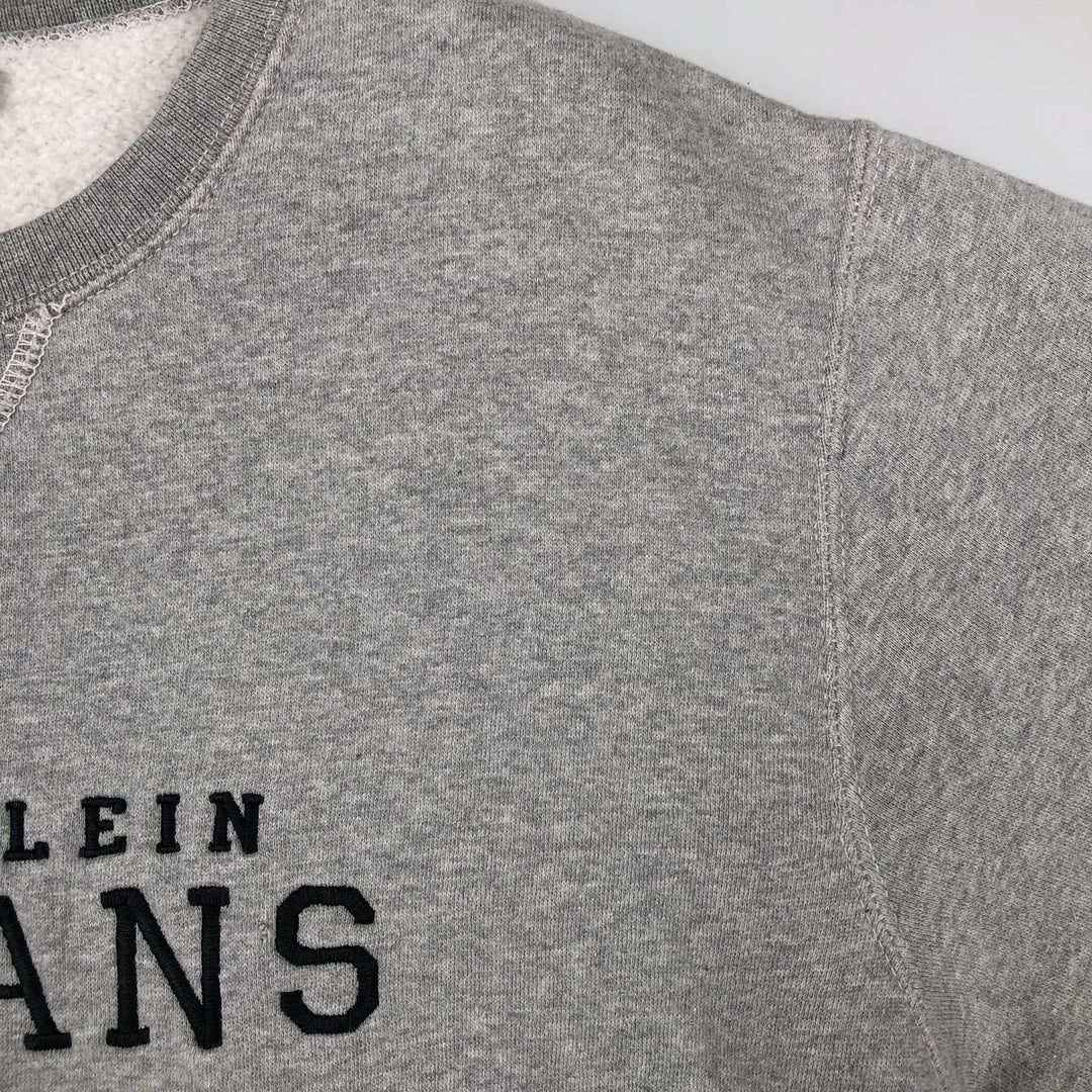 90'S Calvin Klein Jeans logo sweatshirt, men's size S (approx.), vintage. cotton gray type Vintage Second Hand