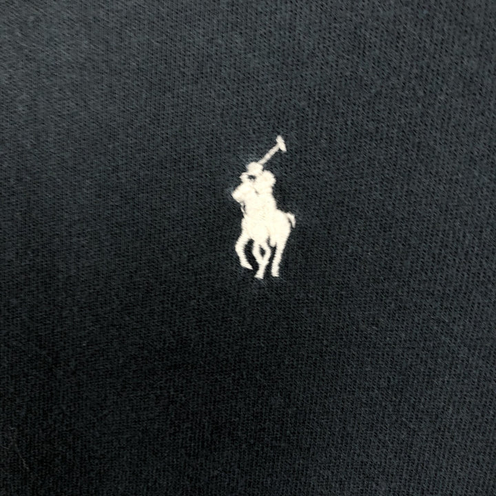 Ralph Lauren POLO RALPH LAUREN One-Point Logo Sweatshirt, Men's XXL cotton black type Vintage Second Hand