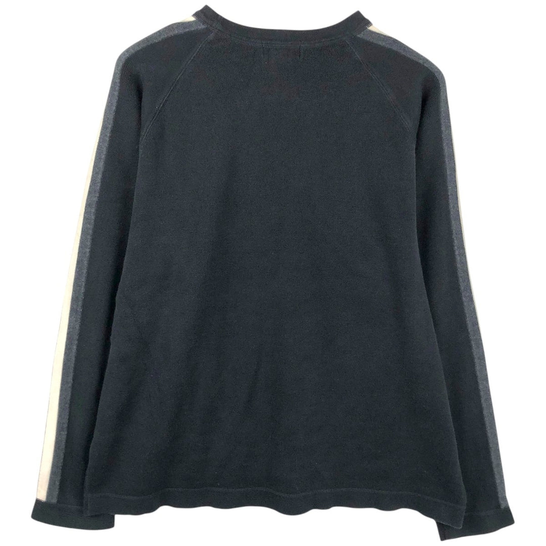 Eddie Bauer plain blank sweatshirt, made in the UK, men's size XXL equivalent. cotton black type Vintage Second Hand
