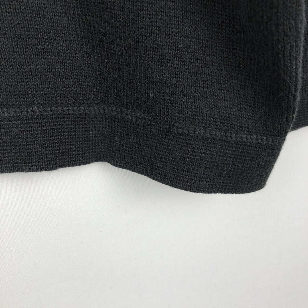 Eddie Bauer plain blank sweatshirt, made in the UK, men's size XXL equivalent. cotton black type Vintage Second Hand