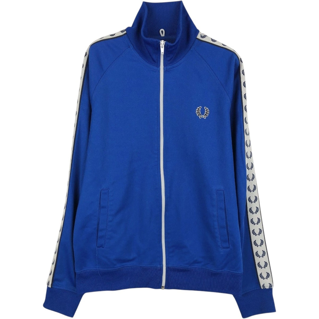 Fred Perry FRED PERRY Jersey Track Jacket Men's M polyester blue type Vintage Second Hand