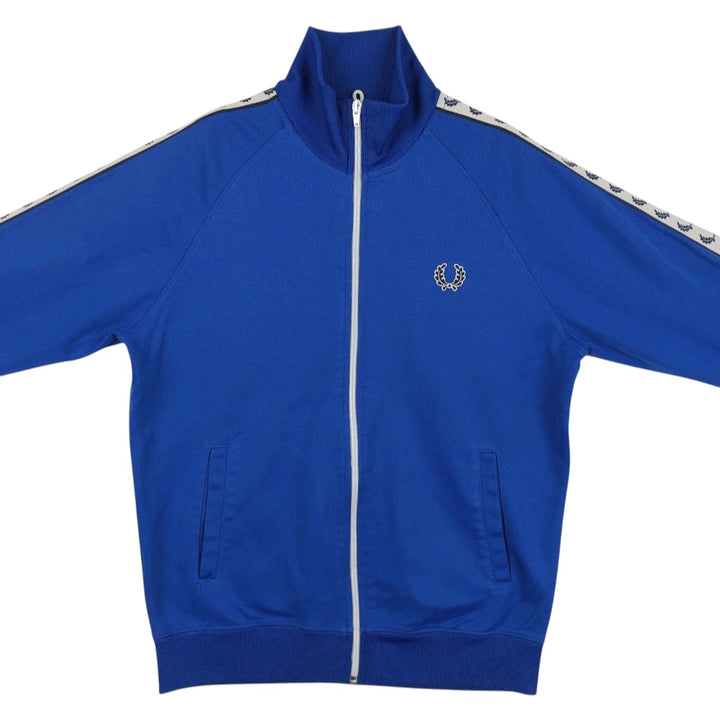 Fred Perry FRED PERRY Jersey Track Jacket Men's M polyester blue type Vintage Second Hand