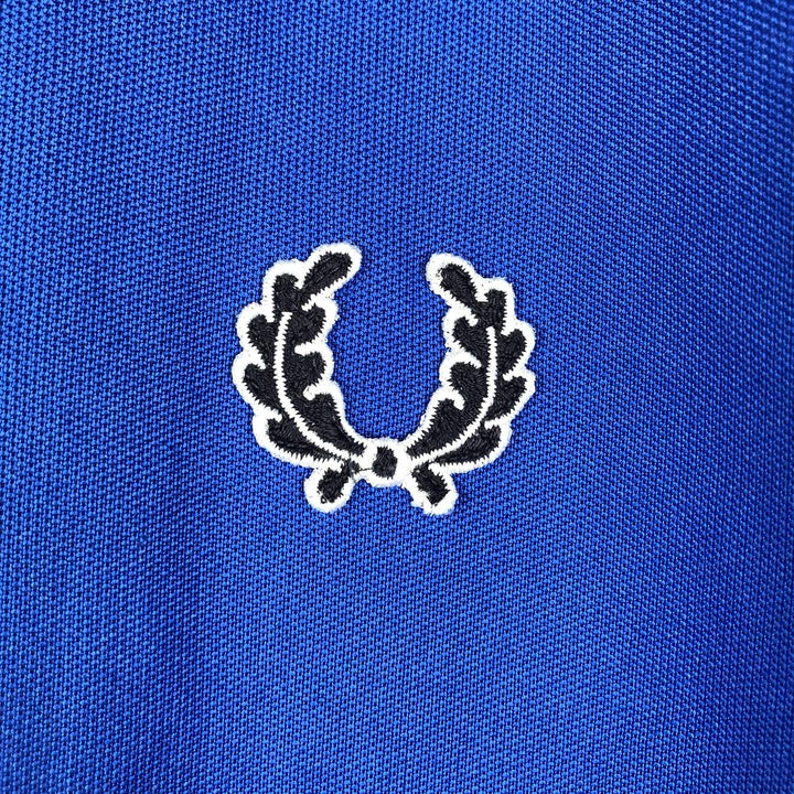 Fred Perry FRED PERRY Jersey Track Jacket Men's M polyester blue type Vintage Second Hand