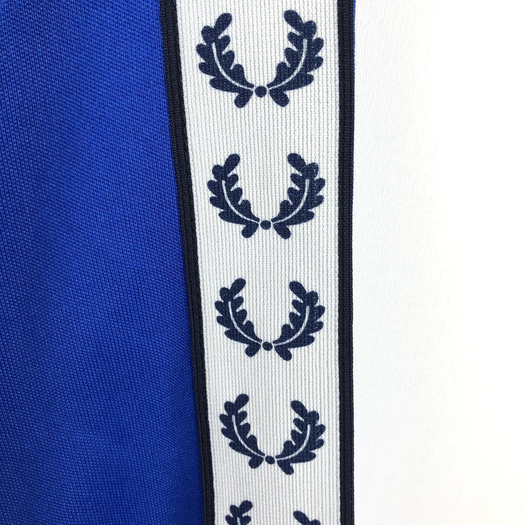 Fred Perry FRED PERRY Jersey Track Jacket Men's M polyester blue type Vintage Second Hand