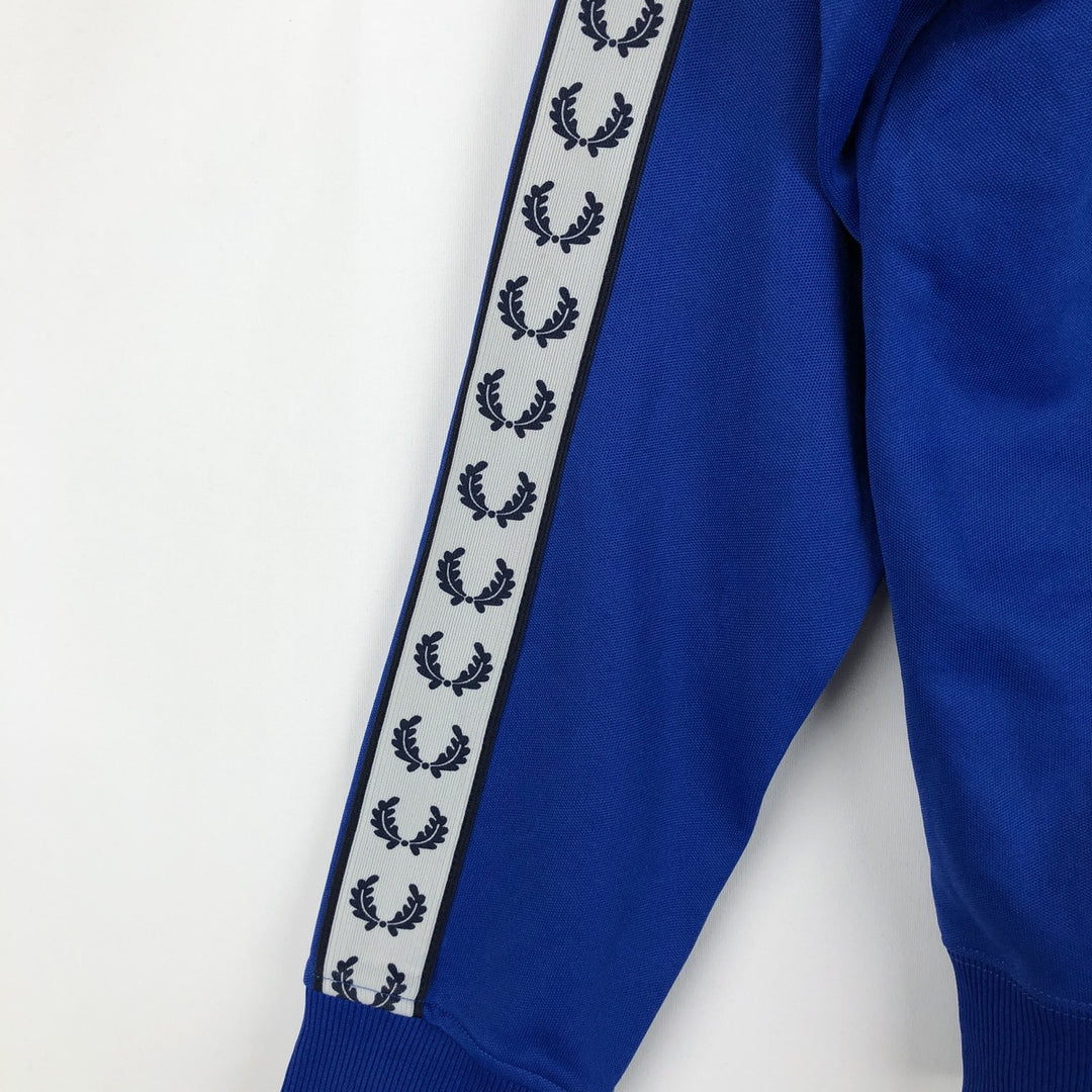 Fred Perry FRED PERRY Jersey Track Jacket Men's M polyester blue type Vintage Second Hand