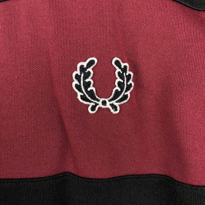 Fred Perry track jacket, men's size XL (approx.) polyester black type Vintage Second Hand