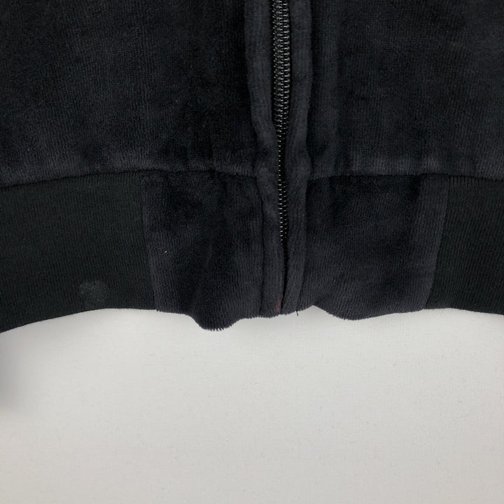 Ralph Lauren POLO RALPH LAUREN Velour Jersey Track Jacket, Men's Size XXL (approx.) cotton black type Vintage Second Hand