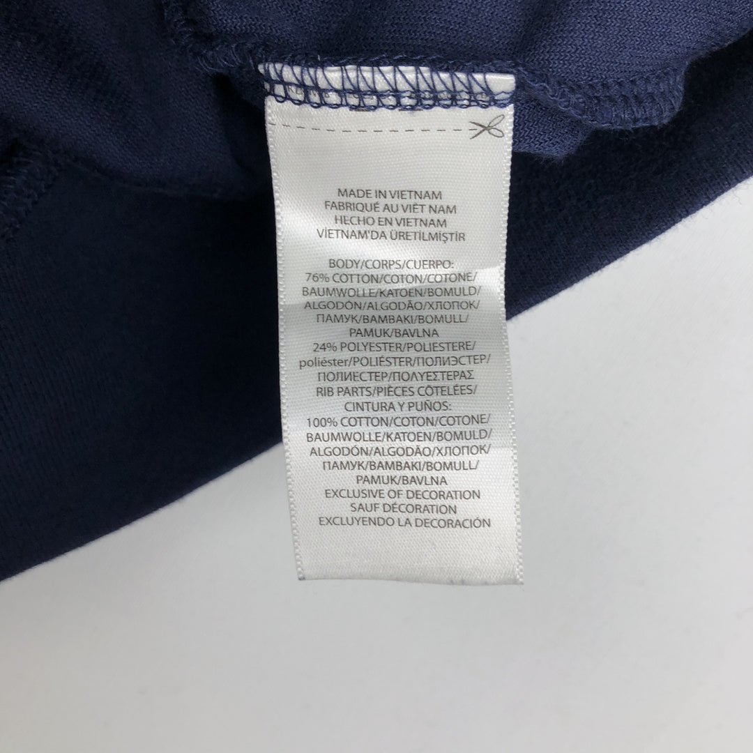 Ralph Lauren POLO RALPH LAUREN Velour Jersey Track Jacket, Men's Size XL (approx.) cotton navy blue type Vintage Second Hand