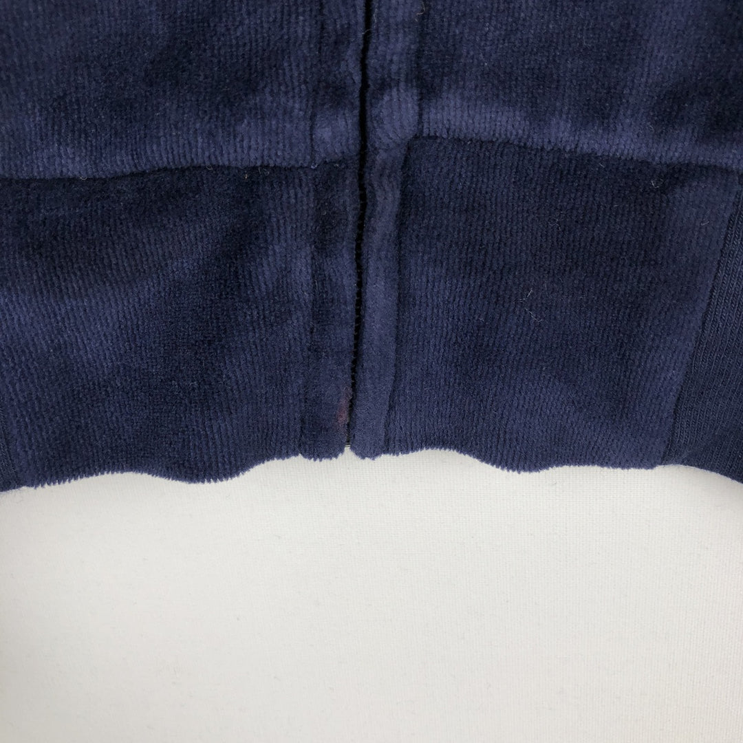Ralph Lauren POLO RALPH LAUREN Velour Jersey Track Jacket, Men's Size XL (approx.) cotton navy blue type Vintage Second Hand