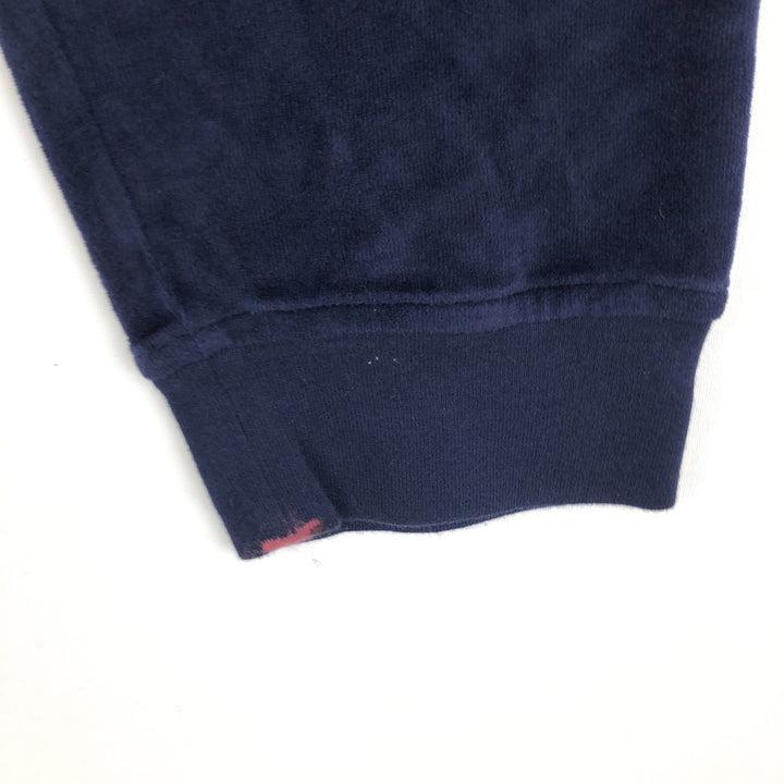 Ralph Lauren POLO RALPH LAUREN Velour Jersey Track Jacket, Men's Size XL (approx.) cotton navy blue type Vintage Second Hand