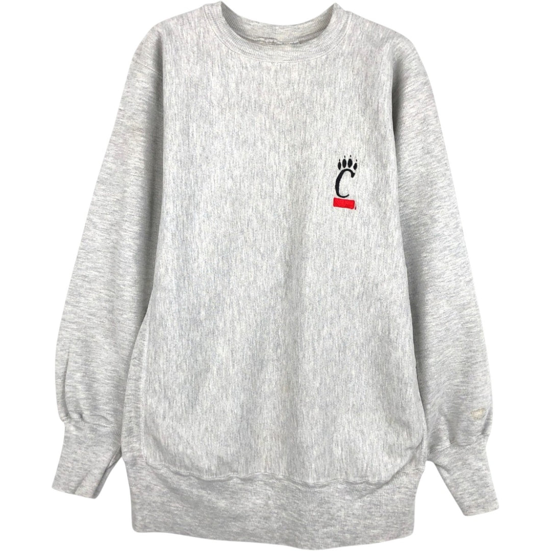 Champion Reverse Weave Sweatshirt (Men's Size L) unclear gray type Vintage Second Hand