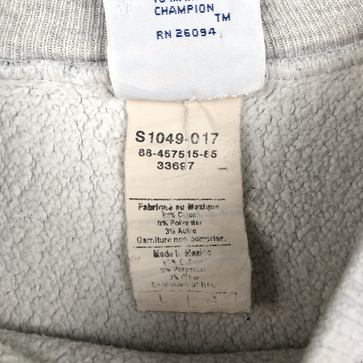 Champion Reverse Weave Sweatshirt (Men's Size L) unclear gray type Vintage Second Hand