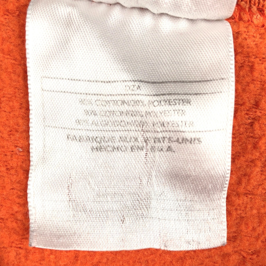Nike One Point Logo Sweatshirt, Trainer, Men's XXL cotton orange type Vintage Second Hand