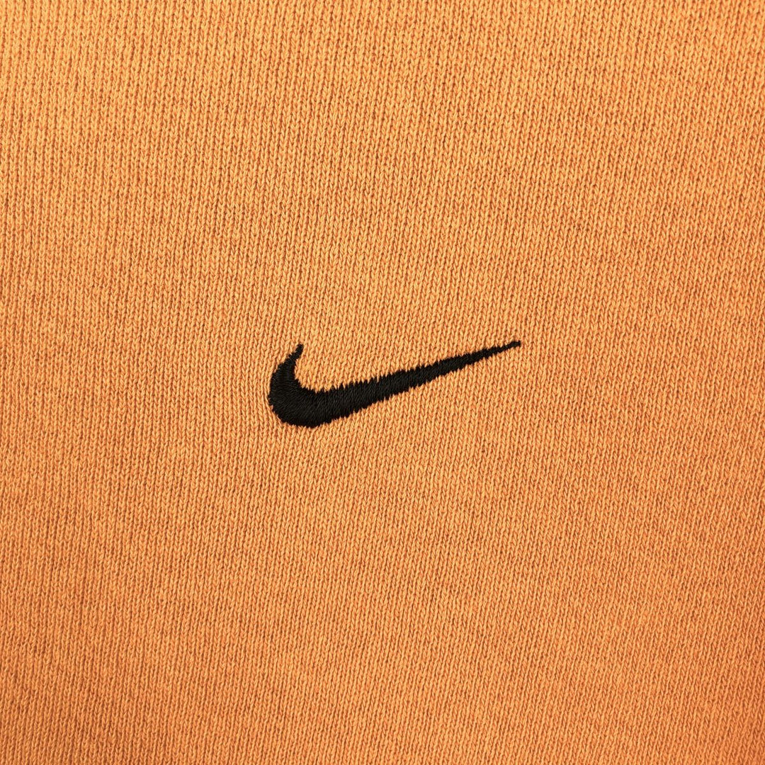 Nike One Point Logo Sweatshirt, Trainer, Men's XXL cotton orange type Vintage Second Hand