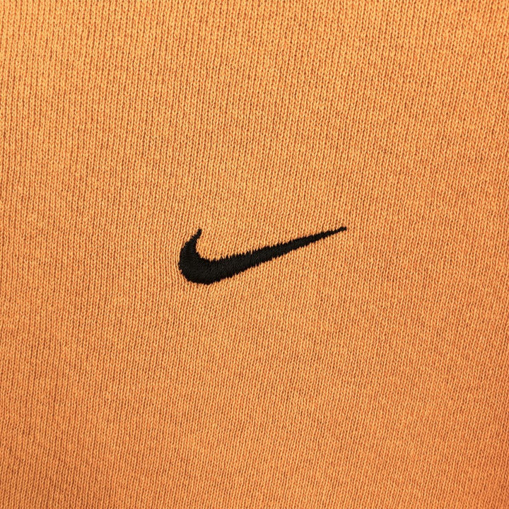 Nike One Point Logo Sweatshirt, Trainer, Men's XXL cotton orange type Vintage Second Hand