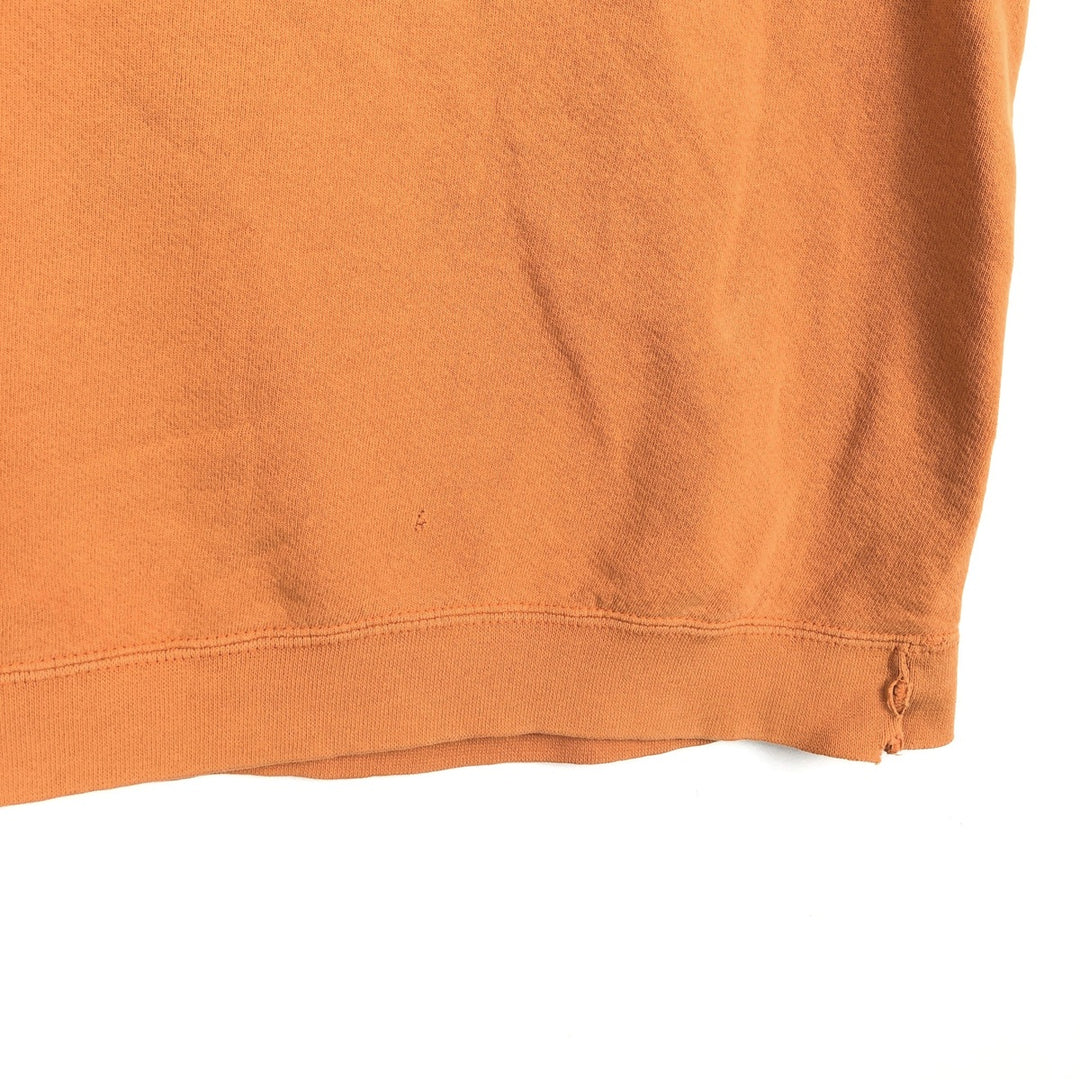 Nike One Point Logo Sweatshirt, Trainer, Men's XXL cotton orange type Vintage Second Hand