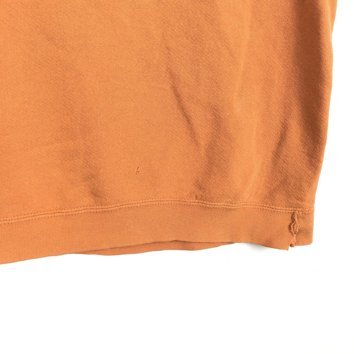 Nike One Point Logo Sweatshirt, Trainer, Men's XXL cotton orange type Vintage Second Hand