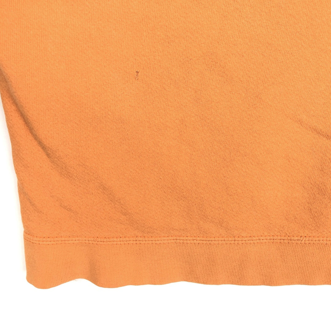 Nike One Point Logo Sweatshirt, Trainer, Men's XXL cotton orange type Vintage Second Hand