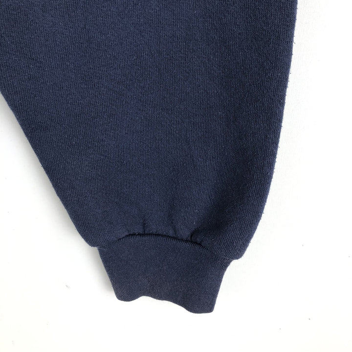 90'S TULTEX Shark Pattern Animal Sweatshirt, Made in USA, Men's XL equivalent, Vintage cotton navy blue type Vintage Second Hand